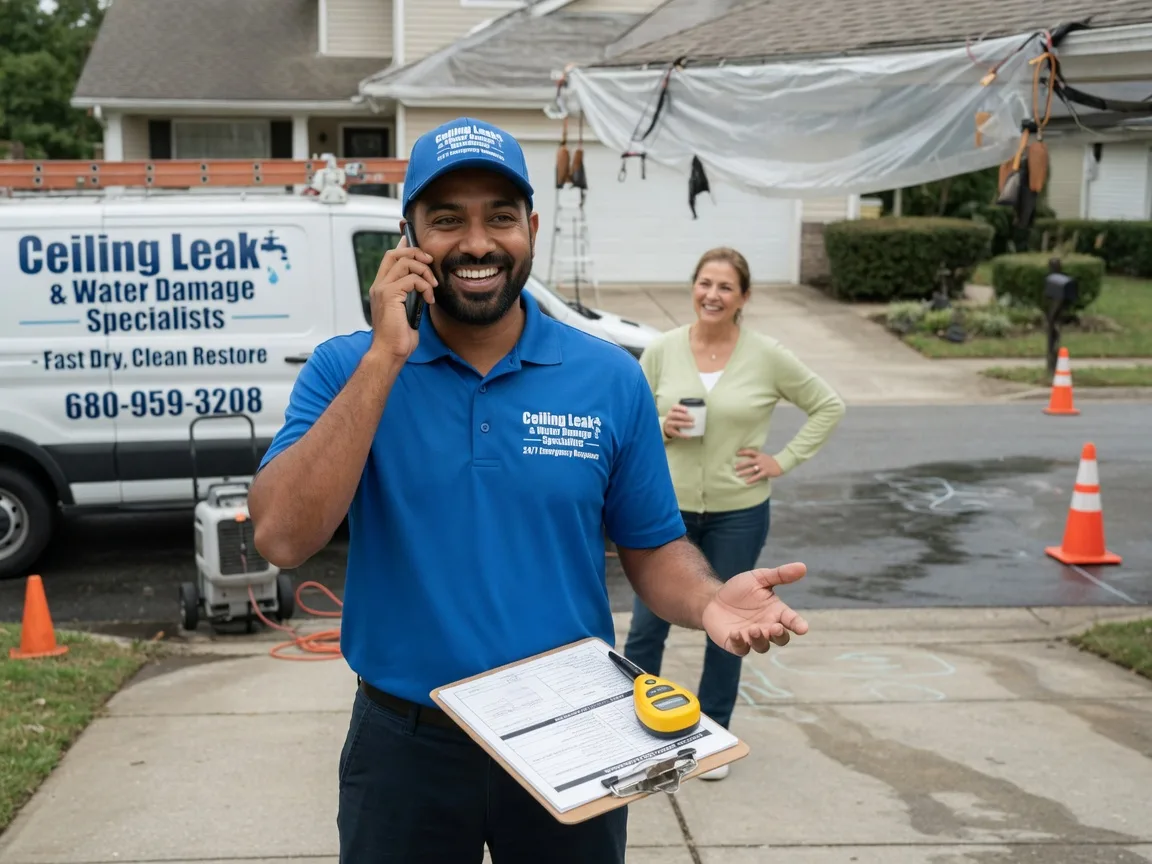 Ceiling Leak Cleanup Manor, TX FAQs